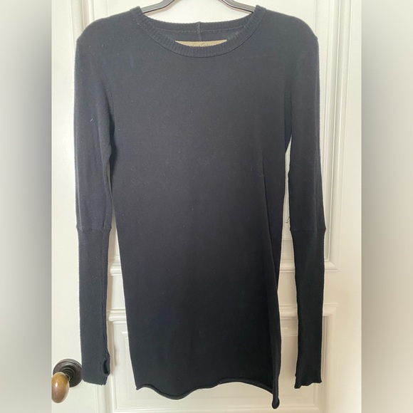 Enza Costa Women's Supima Cotton Tissue Jersey Long Sleeve Top - Picture 8 of 10